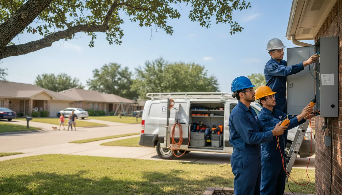 Certified electrician providing emergency electrical services in Irma, WI